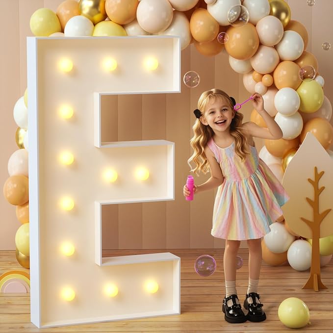 imprsv Marquee Light Up Letters, 4FT Mosaic Letters by Letsmakeitimpressive