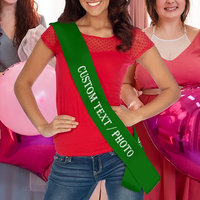 Custom Sash, Personalized Birthday Sash - Image 8