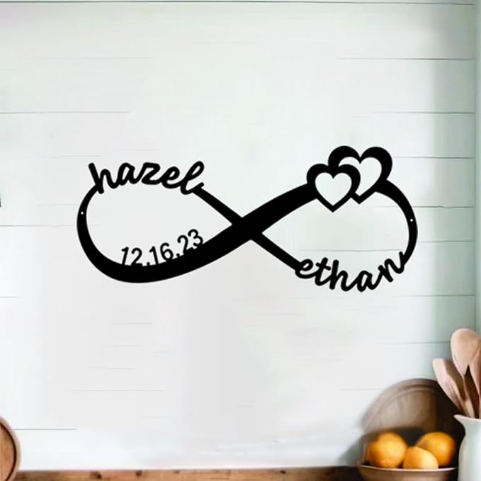 NAZENTI Personalized Metal Sign Infinity Gift - Image 3