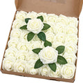 BLEUM CADE 36Pcs Artificial Flowers Fake Roses by BLEUMCADE
