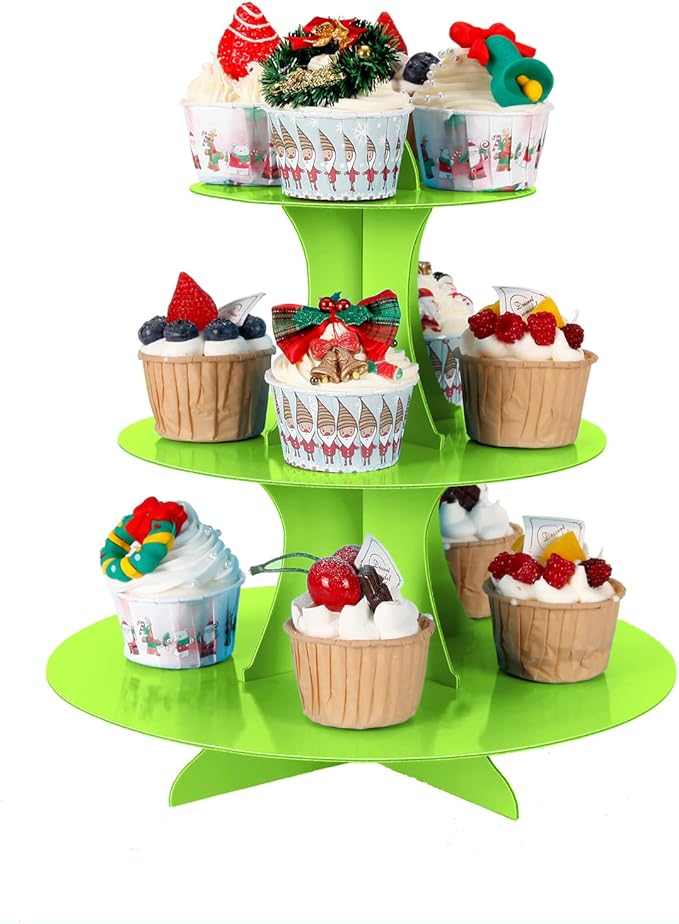3-Tier Cupcake Stand, Cake Stand holder, Tiered DIY Cupcake Stand Tower - Image 3