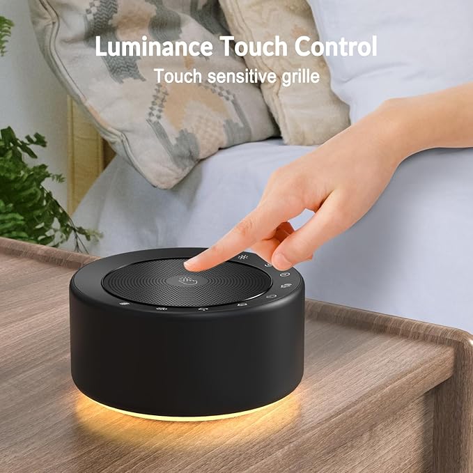 Nursery Lamp with Sound Machine, Mood Lighting, 7 Colors Night Light, 30 - Image 4