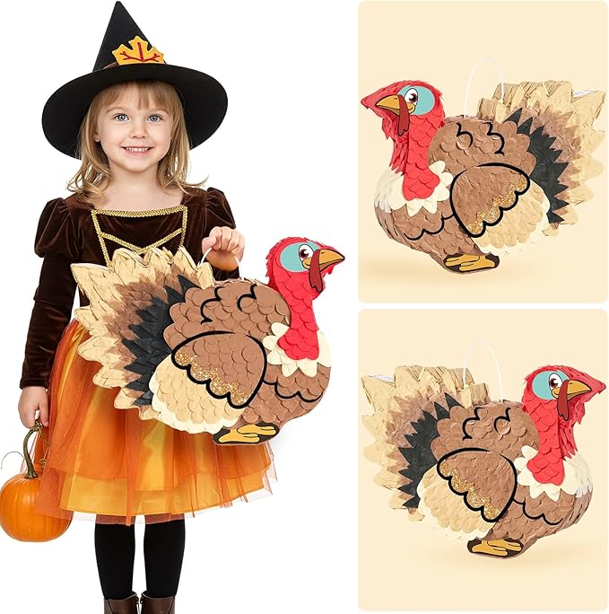 WERNNSAI Thanksgiving Turkey Pinata - Image 5