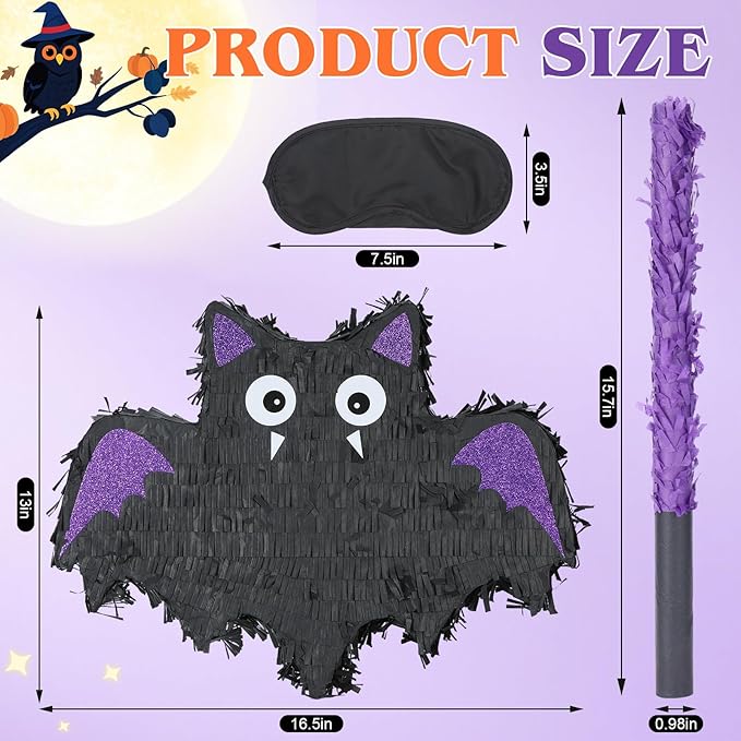 Halloween Bat Pinatas Bundle - Image 2