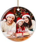 Personalized Christmas Ornaments 2025, Custom Photo Text Hanging Ornament by HooAMI