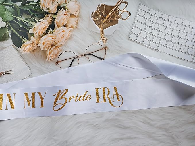 Bride Sash, in My Bride Era Bachelorette Party Sash - Image 5