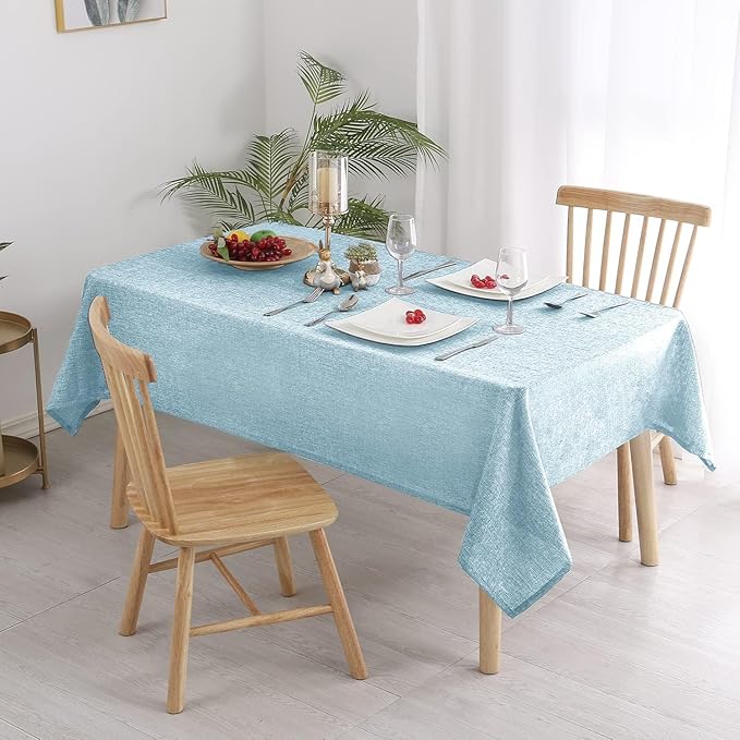Hiasan Faux Linen Rectangle Tablecloth - Image 2