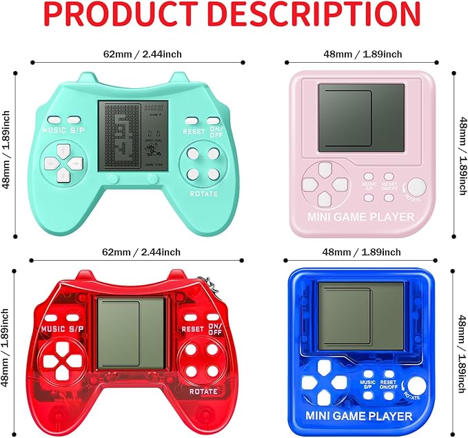 24Pcs Video Game Party Favors Video Game Keychain Gamer Party Favors Video Game - Image 2