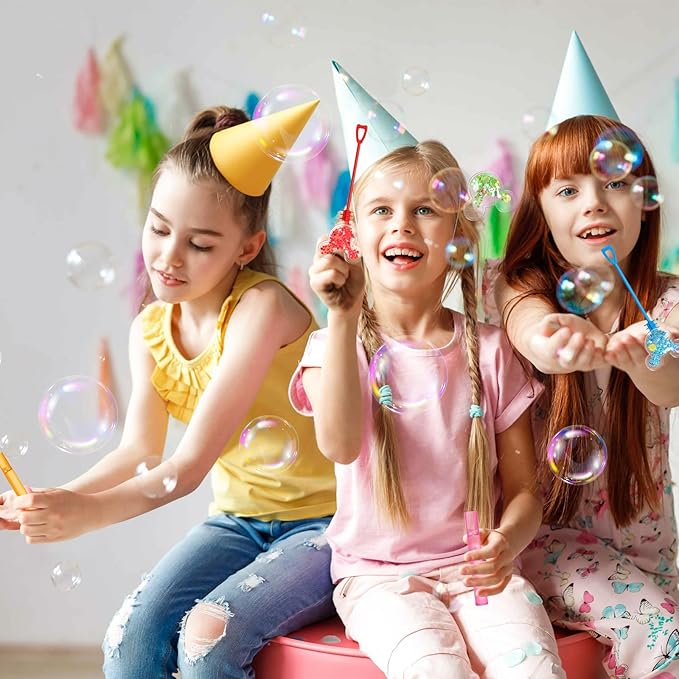 AFZMON 24 Glitter Mouse Ear Bubble Wands - Image 5