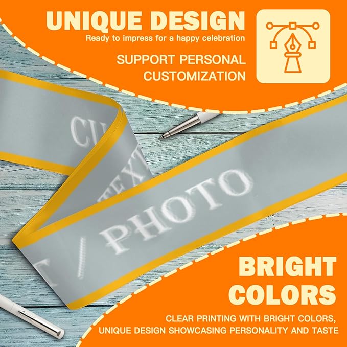 Custom Sash, Personalized Birthday Sash - Image 4