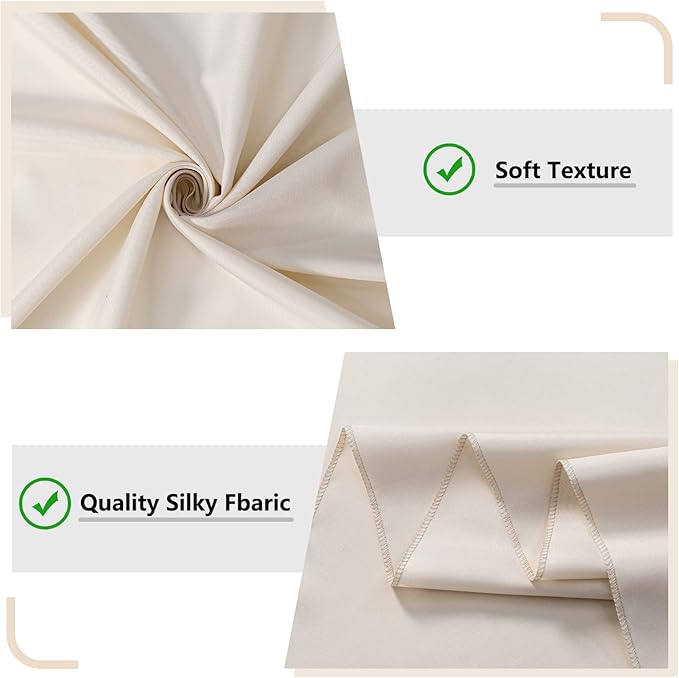 10ft x 10ft Beige Backdrop Curtains - Image 6