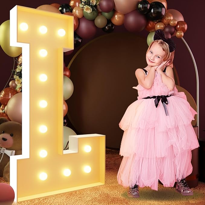 imprsv 4FT Marquee Letters Large Light Up Letters by Letsmakeitimpressive