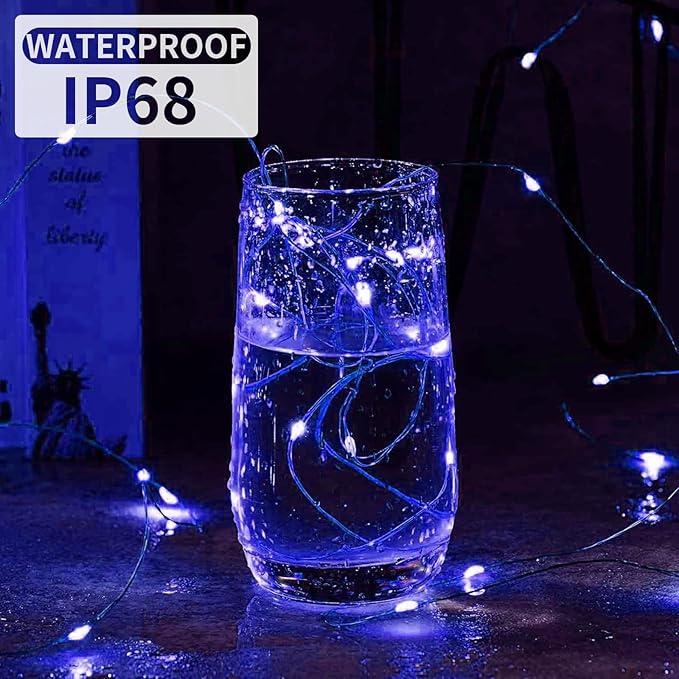 Aogist Led Fairy Lights 3 Modes Battery Operated String Lights Waterproof - Image 2