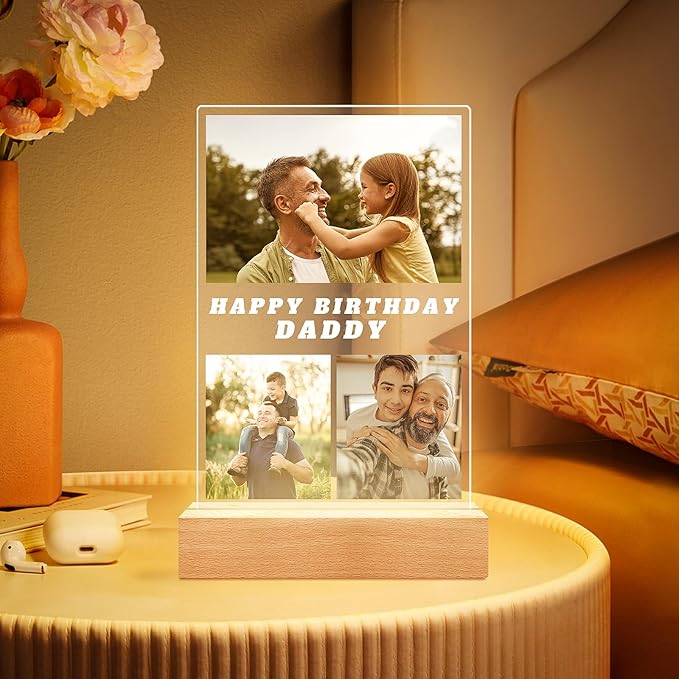 Personalized Birthday Gifts for Dad, Customized Picture Frames - Image 5