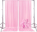 10ft x 10ft Rose Pink Backdrop Curtains by Tisspoms