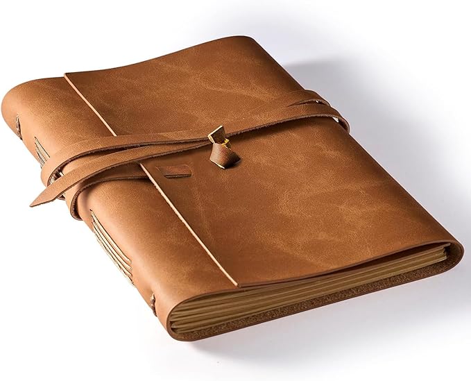 Leather Journal Notebook by RILIHO