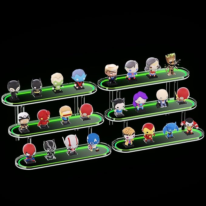 Acrylic Riser Display Shelf for  Funko-POP Figures, Floating by DEMEGA