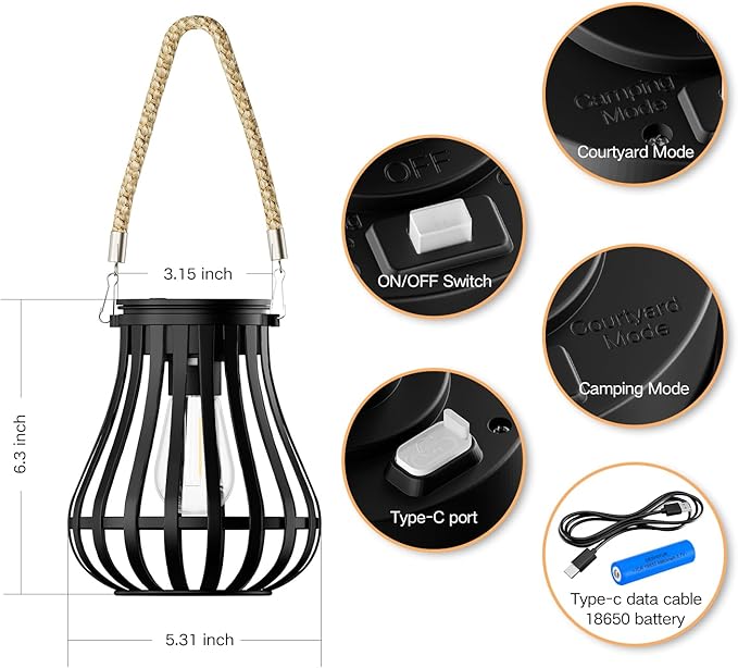 Solar Lanterns Outdoor Waterproof - Image 8