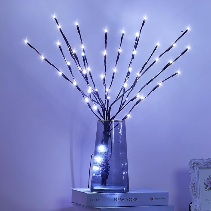 3 Pack Lighted Branches for Vases Plug in - Image 9