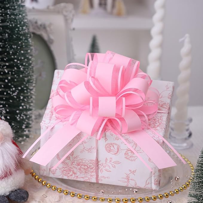 6Pcs 6inch Pull Bow Gift Wrapping, Pull Bow - Image 5