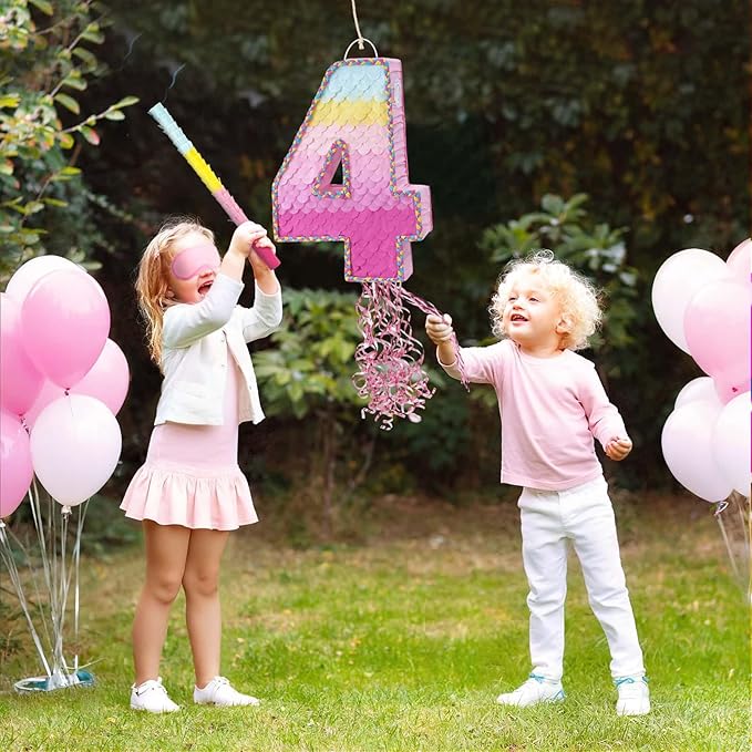 WERNNSAI Pink Sweet Four Pinata - Image 6
