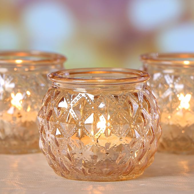 DARJEN 48Pcs Gold Votive Candle Holders - Image 5