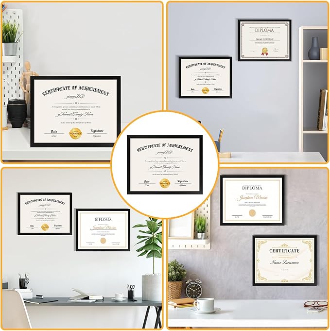 YixangDD 20 PACK Certificate Frames 8.5 x 11, Picture Frames - Image 7