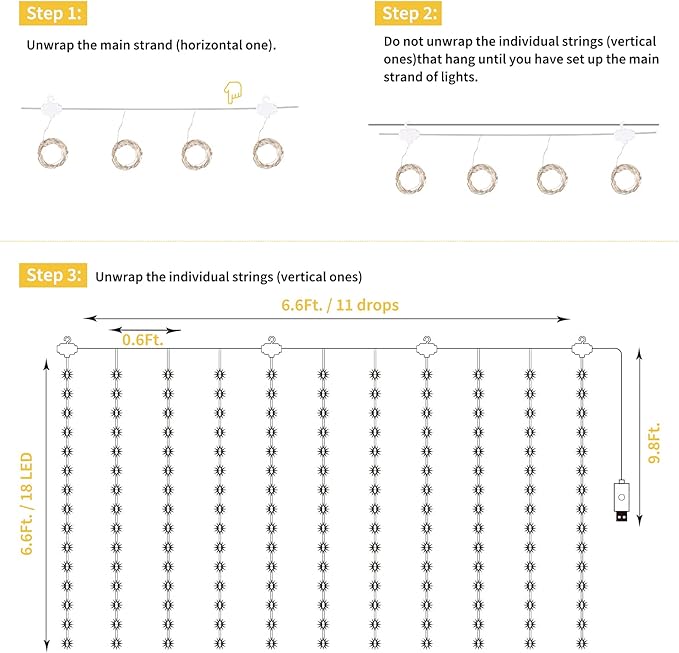 Curtain String Lights - Image 6
