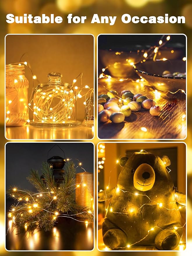 2 Pack Fairy Lights Battery Operated - Image 7