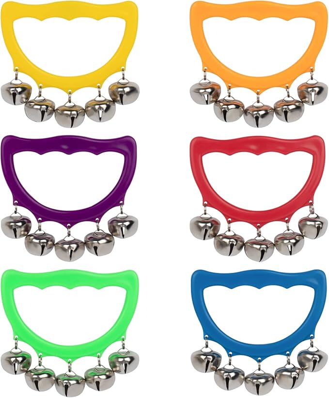 MUSCELL Jingle Bells, Brightly Colored Musical Instruments Jingle Bells Gift - Image 2