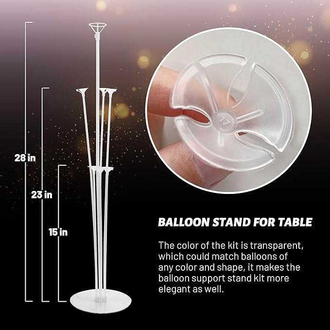 JOYYPOP 30 Sets Balloon Stand Kit, Balloon Sticks - Image 2