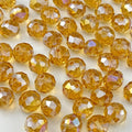 100pcs 8mm Crystal Glass Beads for Crafts Faceted Rondelle Glass Beads for by Unknown