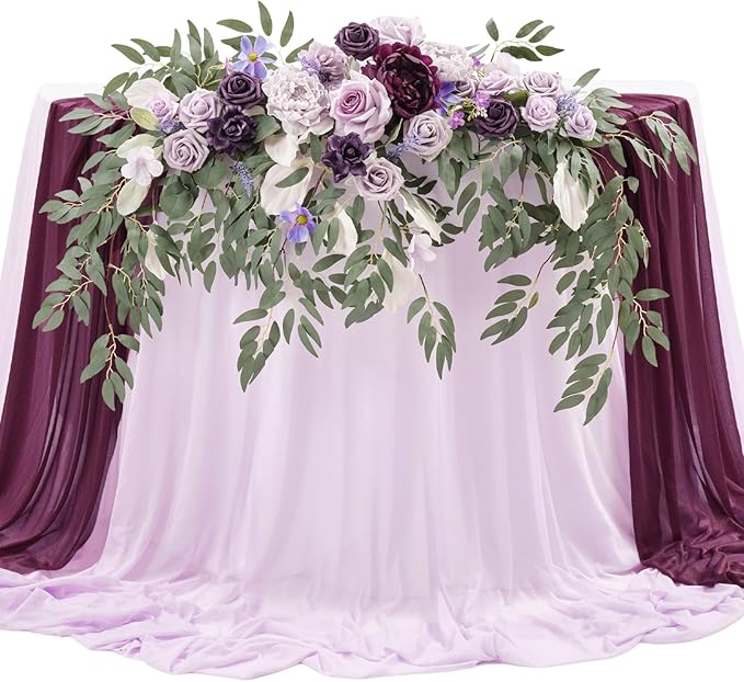 TINGE TIME Artificial Sweetheart Flower Swag by TINGETIME
