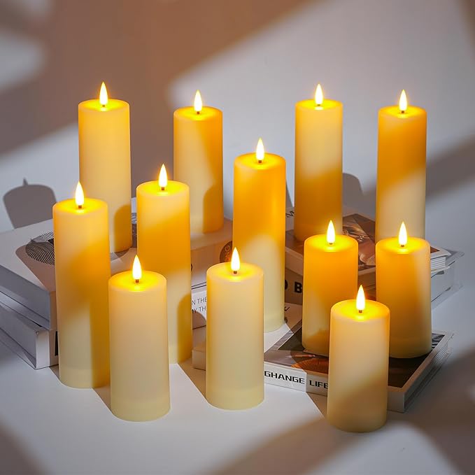 Da by 12 Pack Outdoor Waterproof LED Flameless Candles - Image 5
