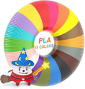 FIROS 3D Pen Filament Refills, 18 Colors 3D Pen PLA Filament, Each Color 10 Feet by FIROS