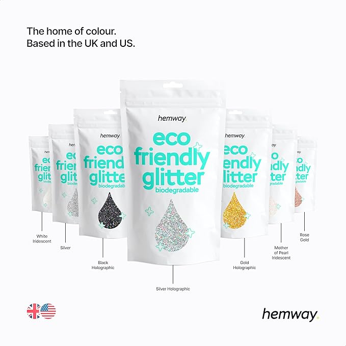 Hemway Eco Friendly Biodegradable Glitter 100g / 3.5oz Bio Cosmetic Safe - Image 7