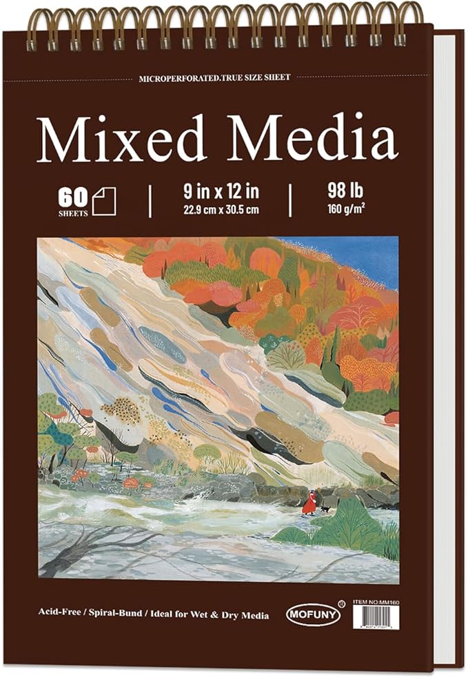 Mixed Media Sketchbook 9" x 12" - Image 9