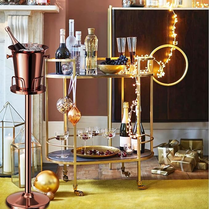 Ice Bucket with Stand Standing Champagne bucket - Image 3