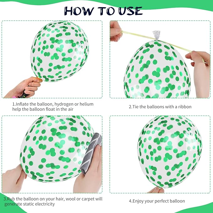 Green and Black Balloons - Image 3