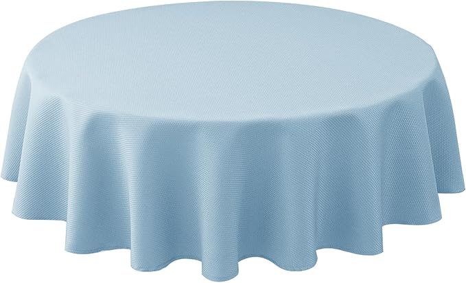 Biscaynebay Textured Fabric Round Tablecloths 60" by Biscaynebay