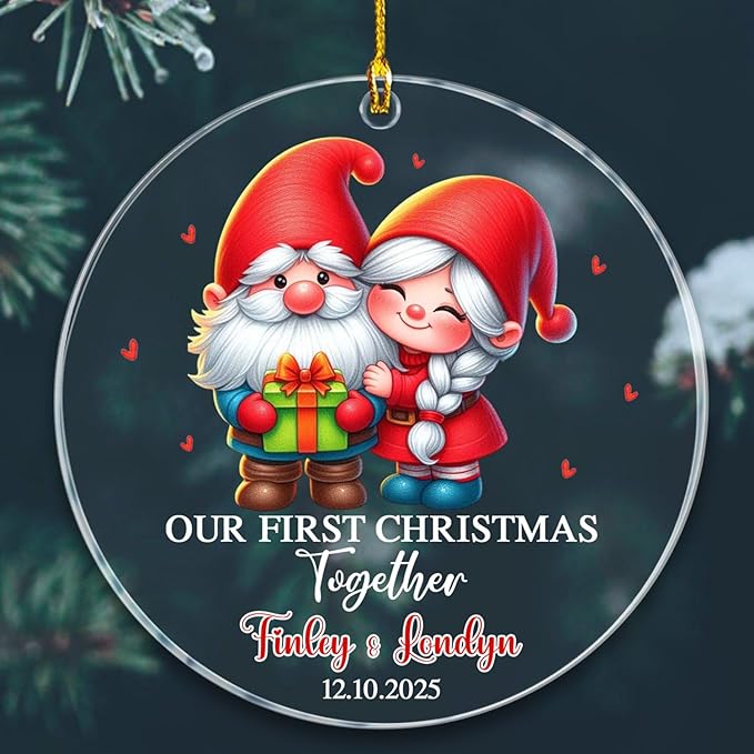 Personalized Our First Christmas Together Ornaments, 1st Christmas Together by BixDori