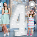 4FT Marquee Light Up Numbers by Teebloom
