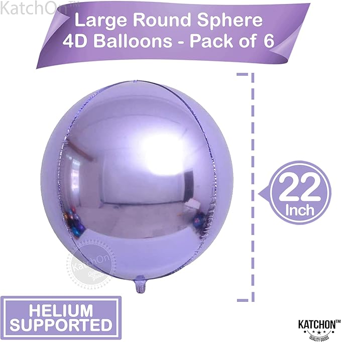 KatchOn, Big Purple Mylar Balloons - Image 2