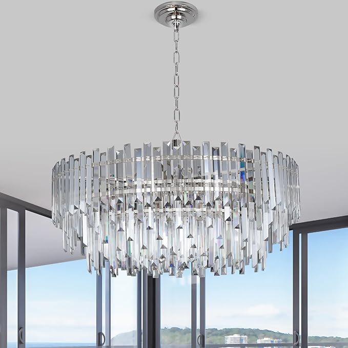 Crystal Chandelier Lighting 31'' - Image 2