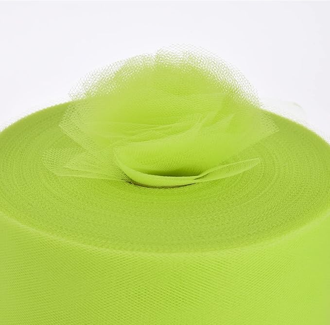 Tulle Fabric Roll, 6” by 200 Yards Tulle Organza Fabric Spool - Image 4