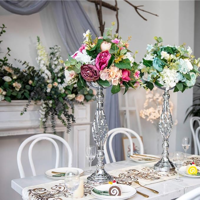 LoveCat Wedding Centerpieces for Reception Tables, Twist Candleholder Stands - Image 2