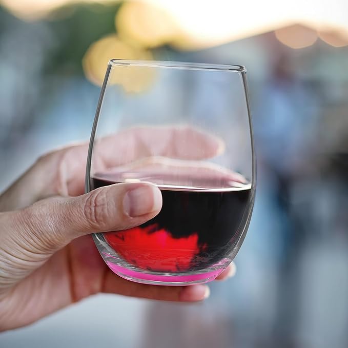 DISCOUNT PROMOS Stemless Wine Glasses by ARC 5.5 oz. Set of 12, Bulk Pack - Image 6