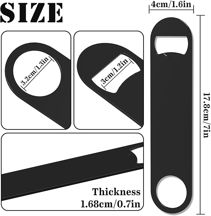 5-100 Custom Bottle Opener, Personalized Bottle Opener Stainless Steel - Image 2