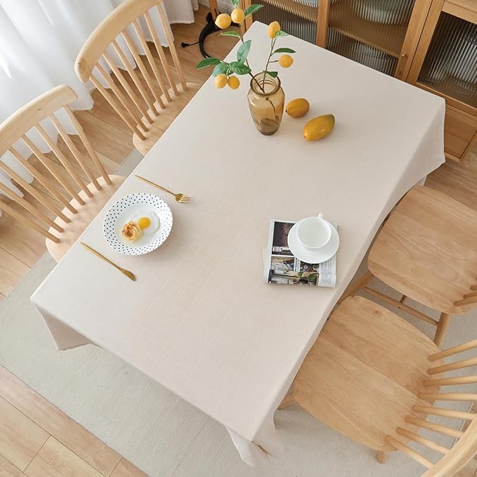 NLMUVW Linen Tablecloth for Rectangle Table - Image 5