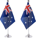 ZXvZYT 2 Pack Australia flag Australian Table Flag Small Mini Australian Desk by ZXvZYT